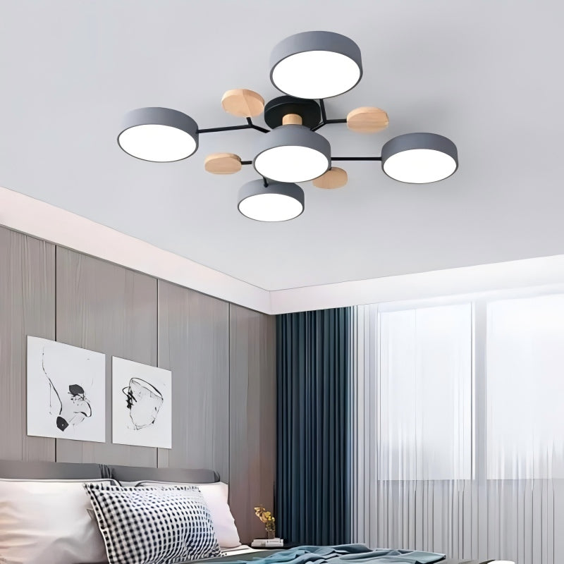 Circular Acrylic LED Ceiling Light Nordic Modern Minimalist Design For Interior