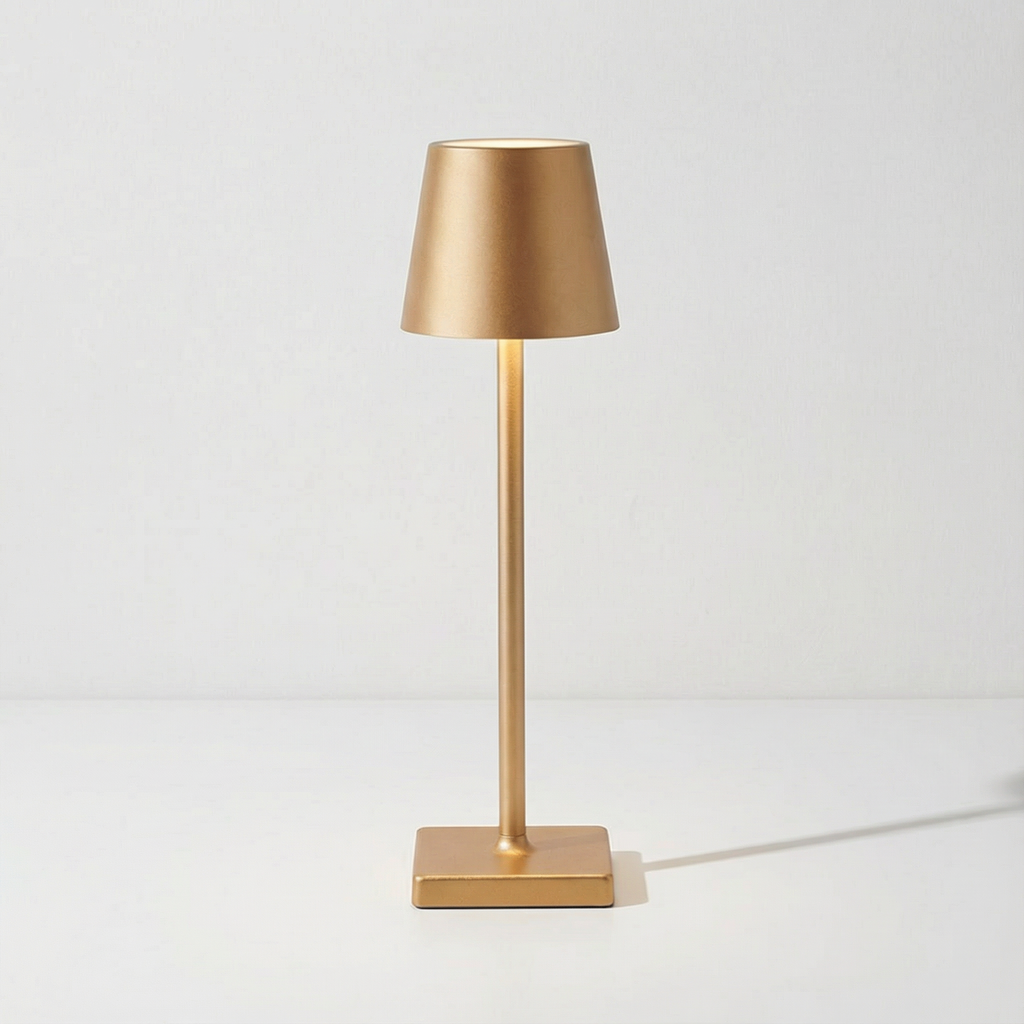Portable Modern Aluminum Rechargeable Touch Dimmable LED Table Lamp