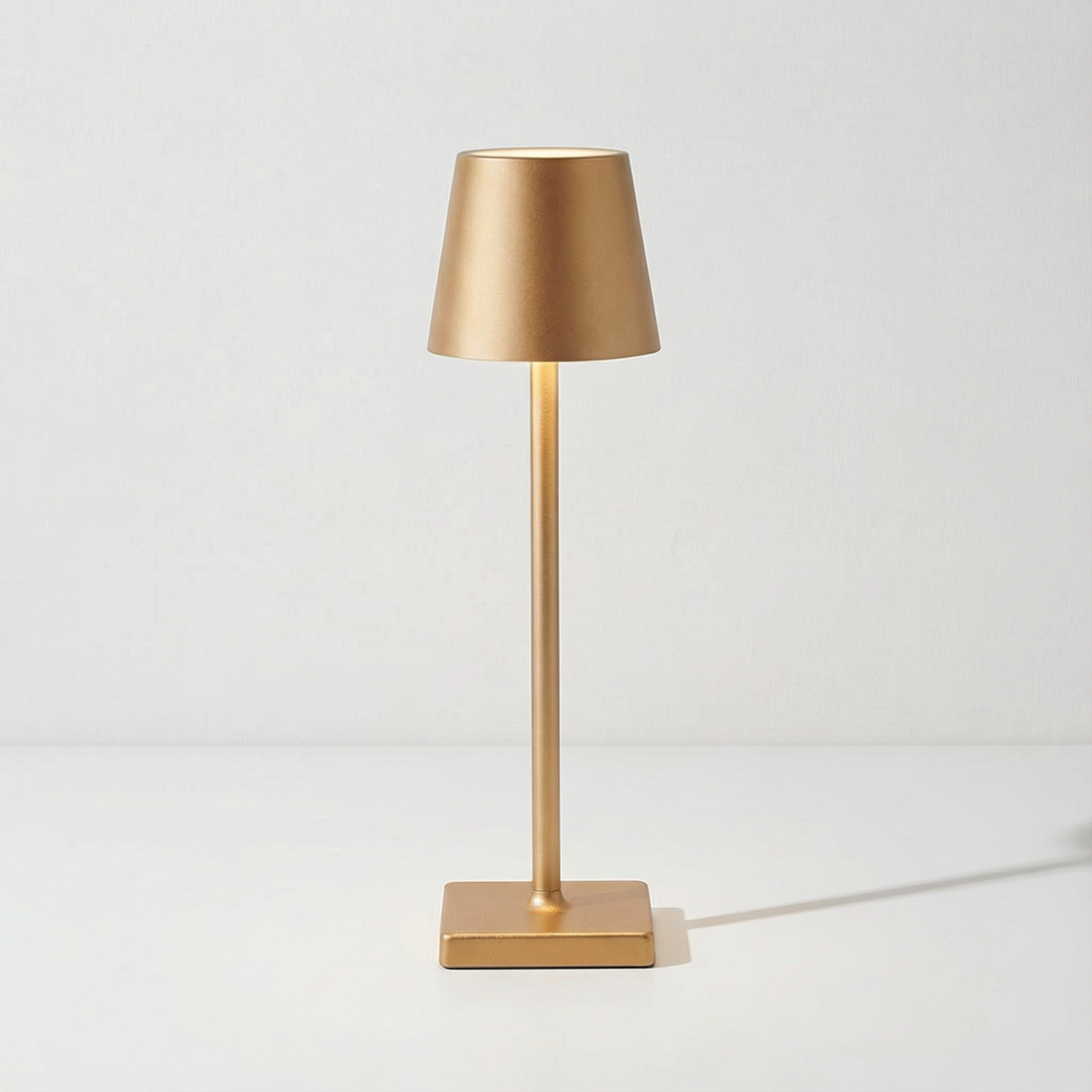 Portable Modern Aluminum Rechargeable Touch Dimmable LED Table Lamp