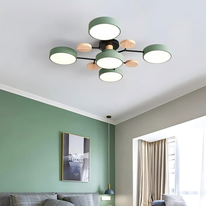 Circular Acrylic LED Ceiling Light Nordic Modern Minimalist Design For Interior