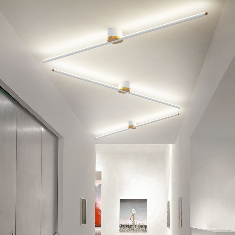 AeroLight Modern Slim Linear LED Ceiling Light For Bedroom 4000K
