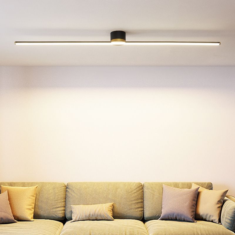 AeroLight Modern Slim Linear LED Ceiling Light For Bedroom 4000K