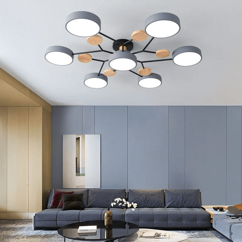 Circular Acrylic LED Ceiling Light Nordic Modern Minimalist Design For Interior
