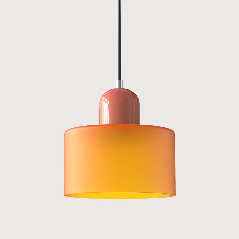 Modern Coloured Bauhaus Pendant Light For Dining Kitchen Island Decor