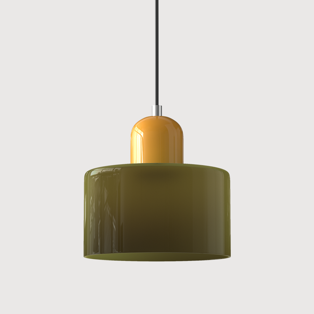 Modern Coloured Bauhaus Pendant Light For Dining Kitchen Island Decor