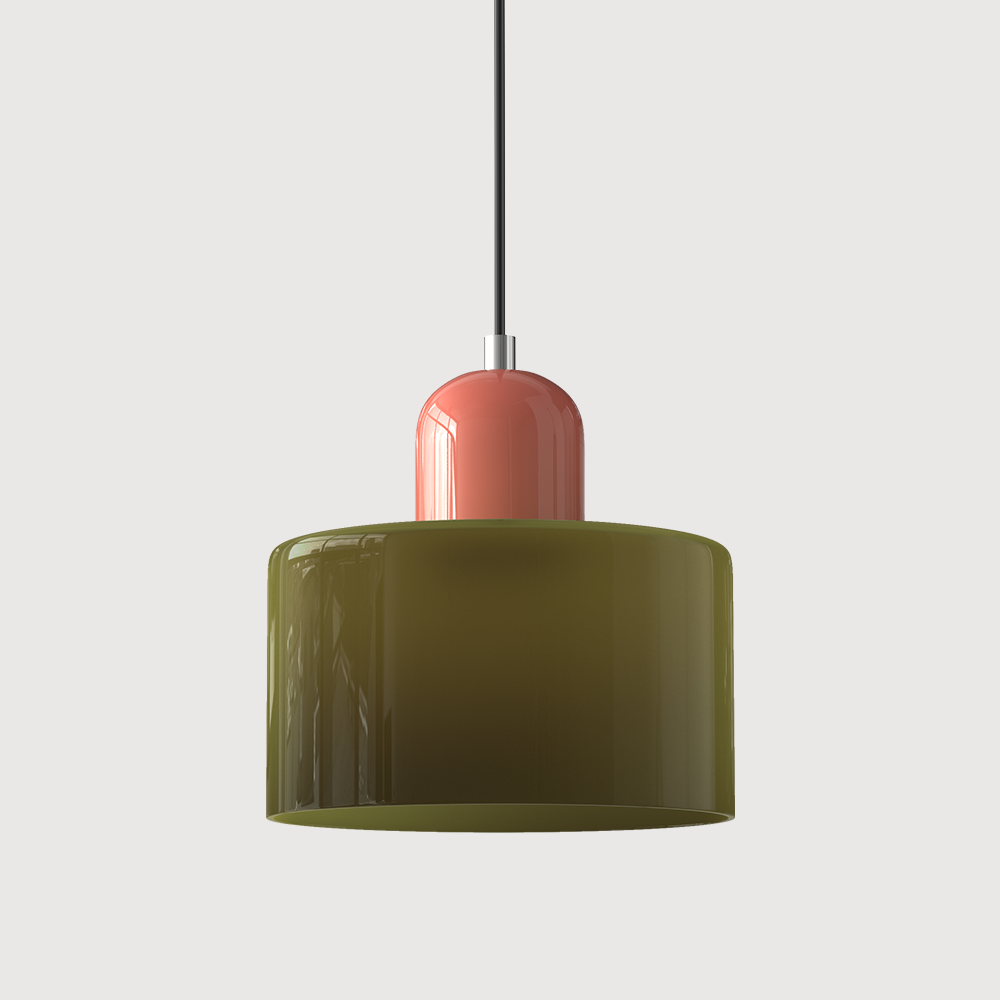 Modern Coloured Bauhaus Pendant Light For Dining Kitchen Island Decor