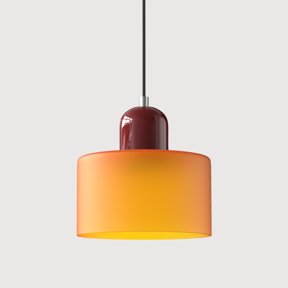 Modern Coloured Bauhaus Pendant Light For Dining Kitchen Island Decor