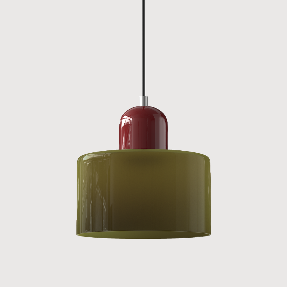 Modern Coloured Bauhaus Pendant Light For Dining Kitchen Island Decor