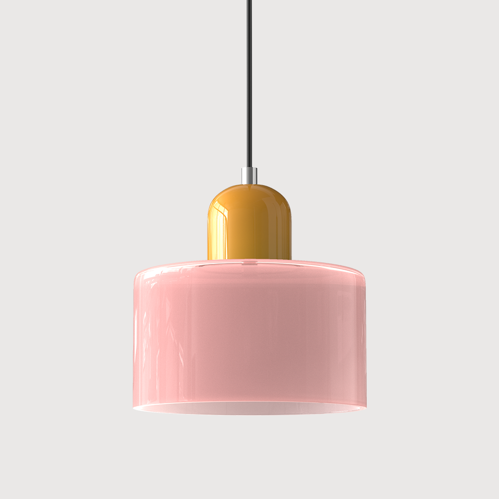 Modern Coloured Bauhaus Pendant Light For Dining Kitchen Island Decor