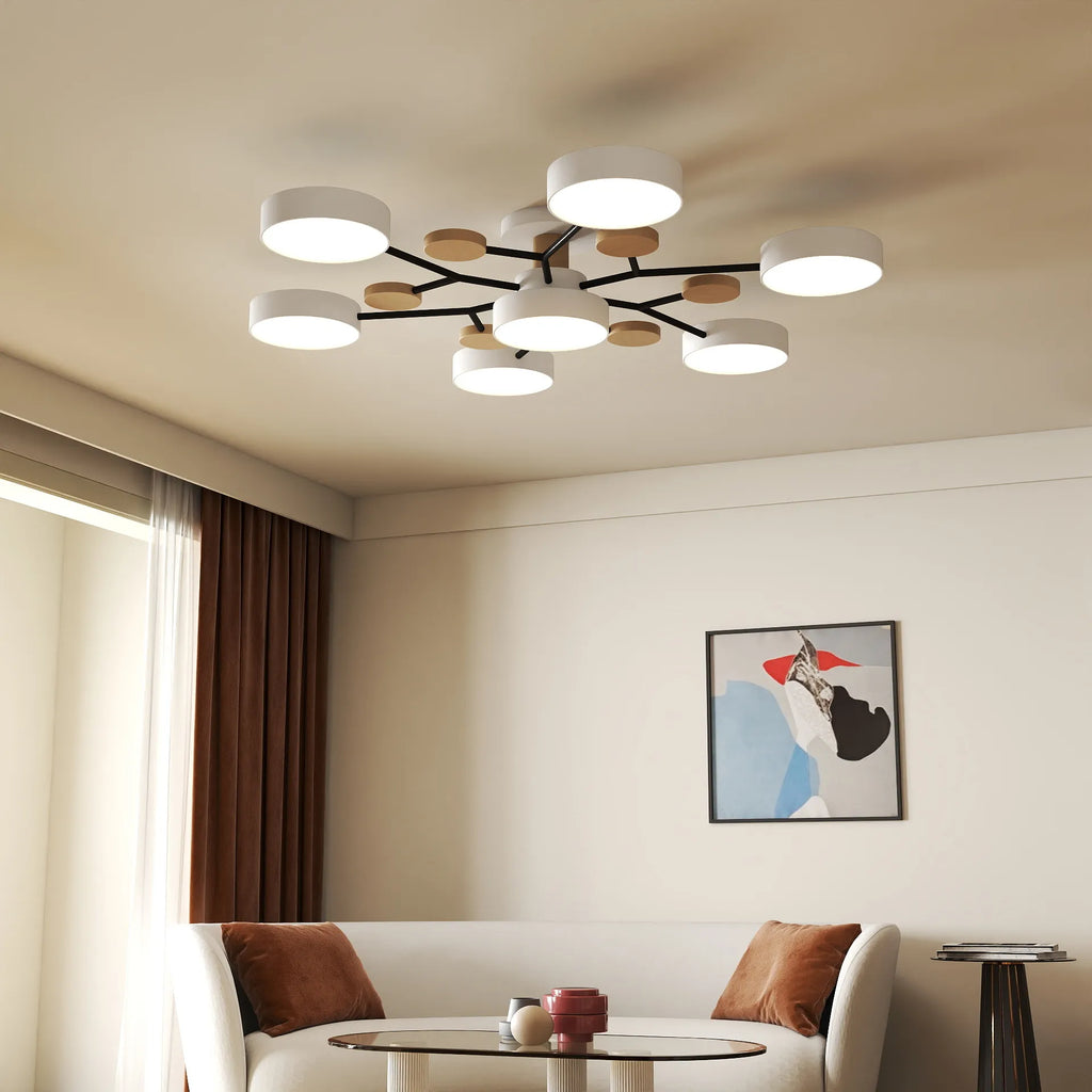 Circular Acrylic LED Ceiling Light Nordic Modern Minimalist Design For Interior