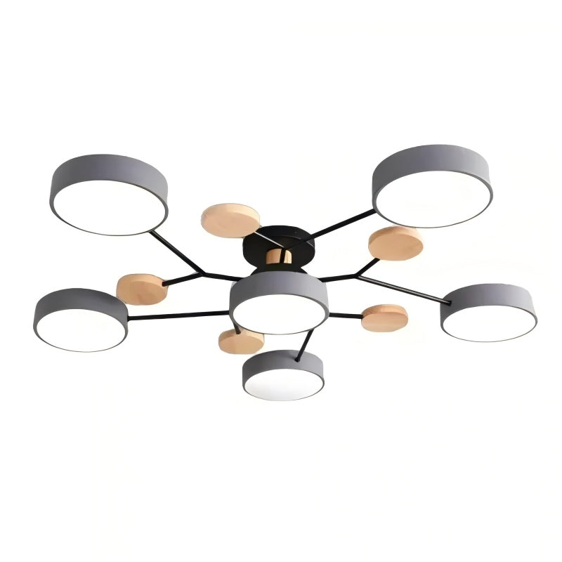 Circular Acrylic LED Ceiling Light Nordic Modern Minimalist Design For Interior