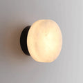 Artisanova Premium Marble Wall Sconce With Polished Metal Frame
