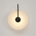 Minimalist Led Marble Wall Lamp With Sleek Geometric Design For Home