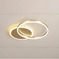 Modern Multi Ring LED Ceiling Light With Warm Ambient Lighting