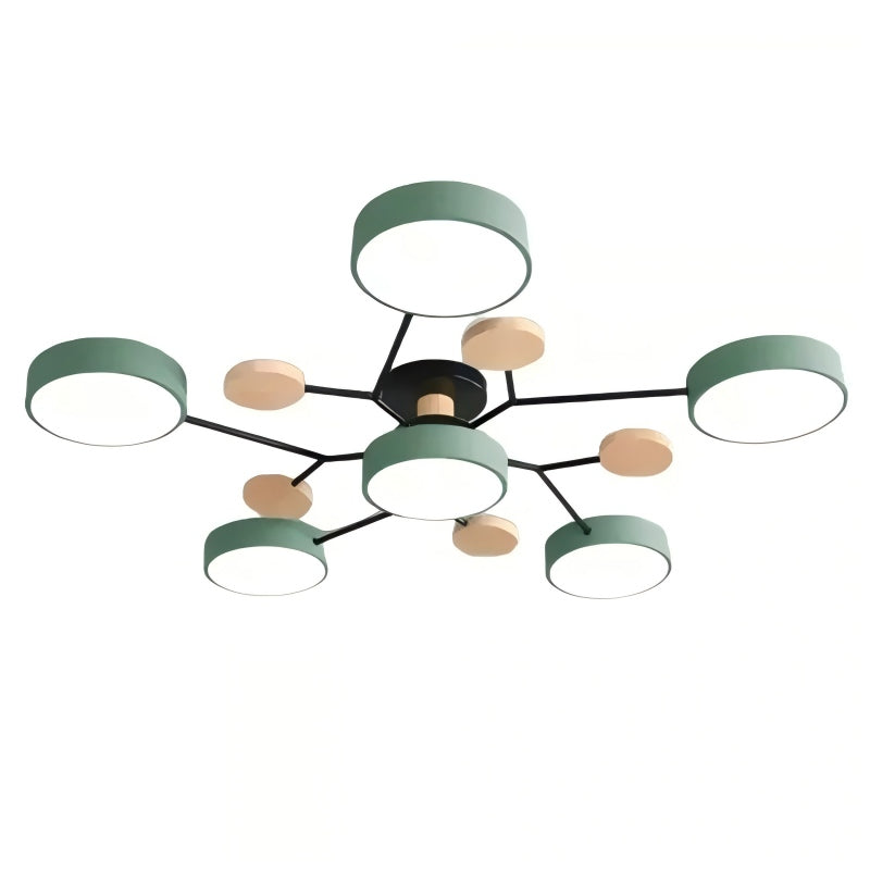 Circular Acrylic LED Ceiling Light Nordic Modern Minimalist Design For Interior