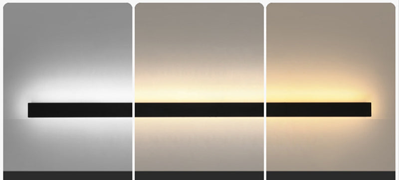 Architectural Black Vertical LED Wall Light For Indoor And Outdoor