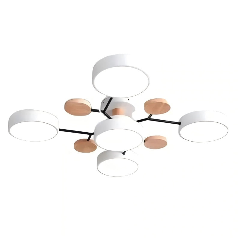 Circular Acrylic LED Ceiling Light Nordic Modern Minimalist Design For Interior