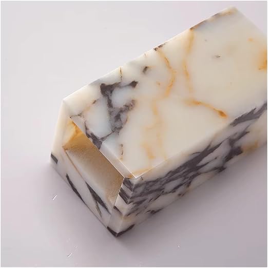 Natural Marble Cube Wall Light Minimalist Bedroom Sconce