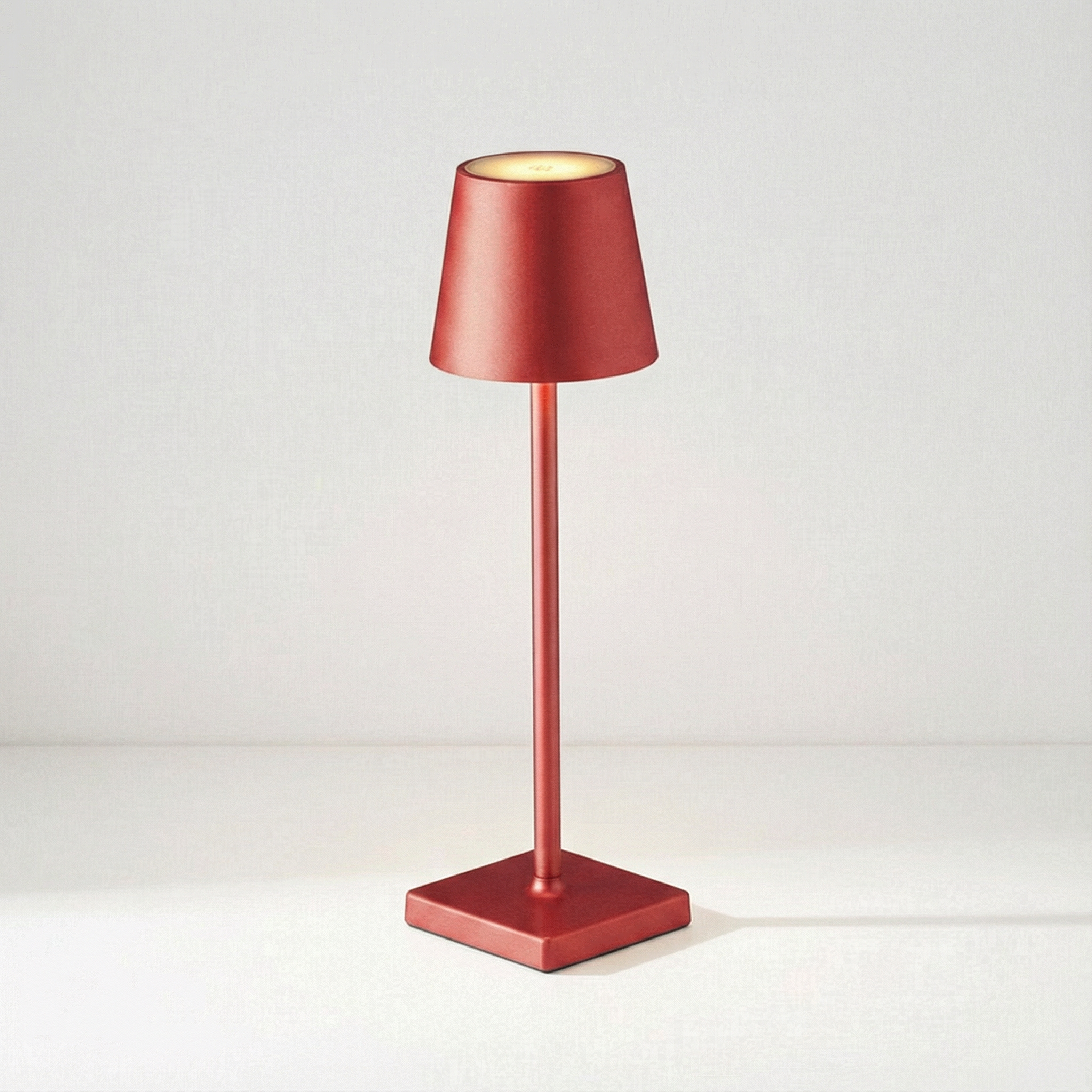 Portable Modern Aluminum Rechargeable Touch Dimmable LED Table Lamp
