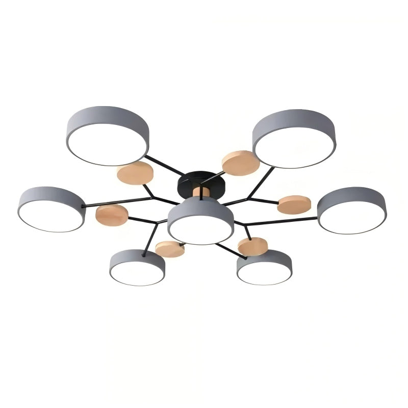 Circular Acrylic LED Ceiling Light Nordic Modern Minimalist Design For Interior