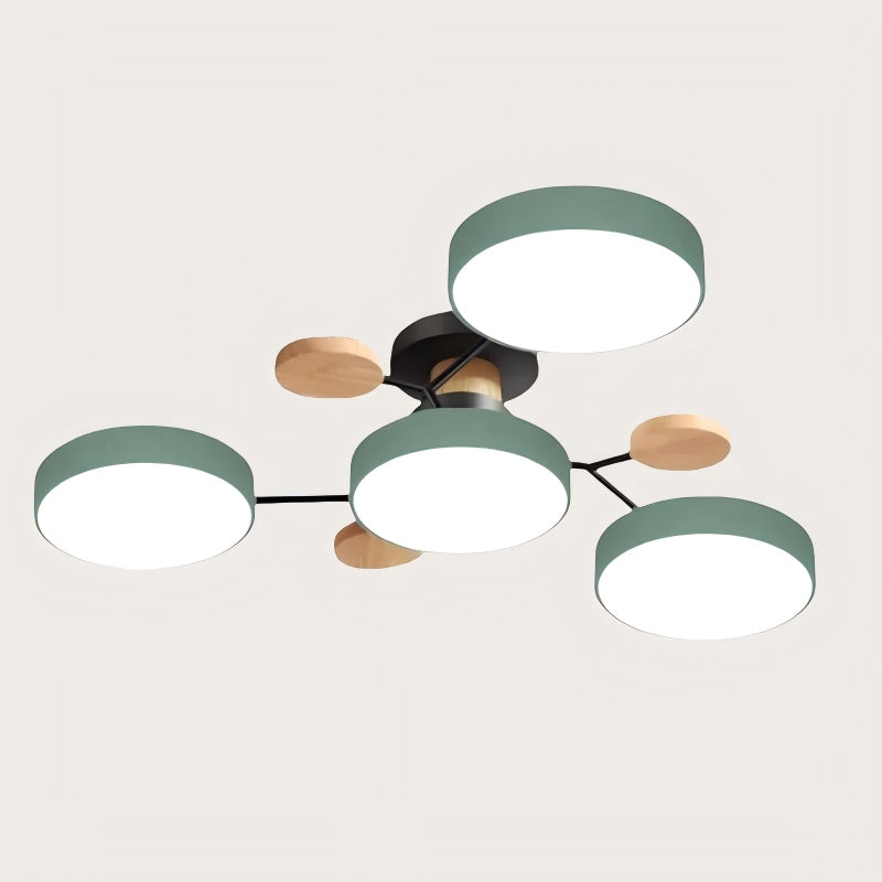 Circular Acrylic LED Ceiling Light Nordic Modern Minimalist Design For Interior