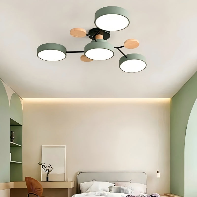 Circular Acrylic LED Ceiling Light Nordic Modern Minimalist Design For Interior
