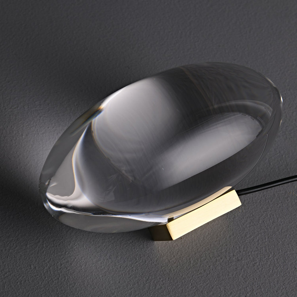 Crystal Glow Mood Table Lamp With Eye Projection Ambient Lighting