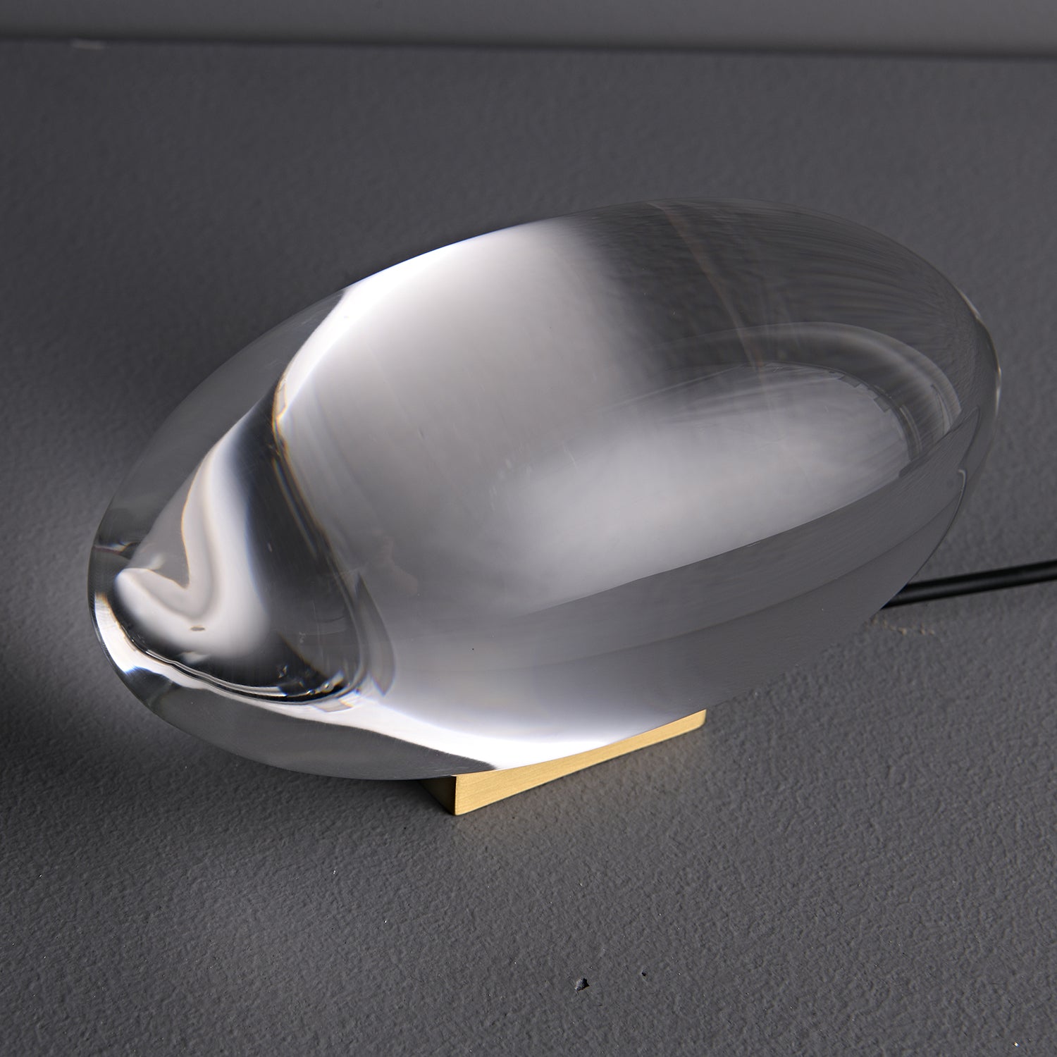 Crystal Glow Mood Table Lamp With Eye Projection Ambient Lighting