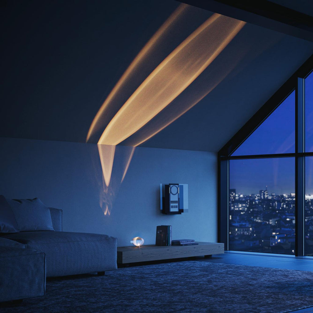 Crystal Glow Mood Table Lamp With Eye Projection Ambient Lighting