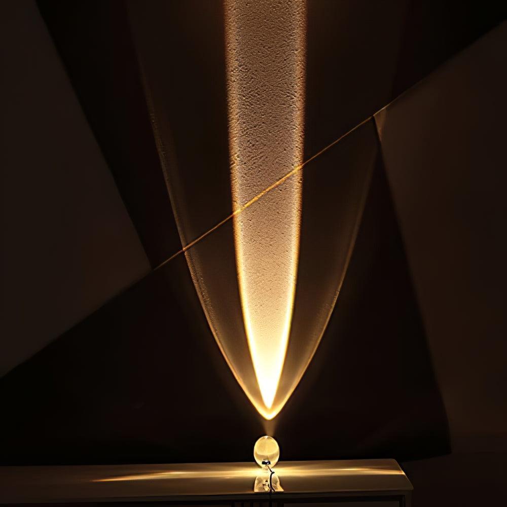Crystal Glow Mood Table Lamp With Eye Projection Ambient Lighting