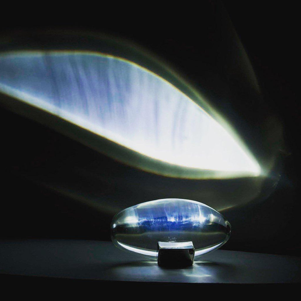 Crystal Glow Mood Table Lamp With Eye Projection Ambient Lighting
