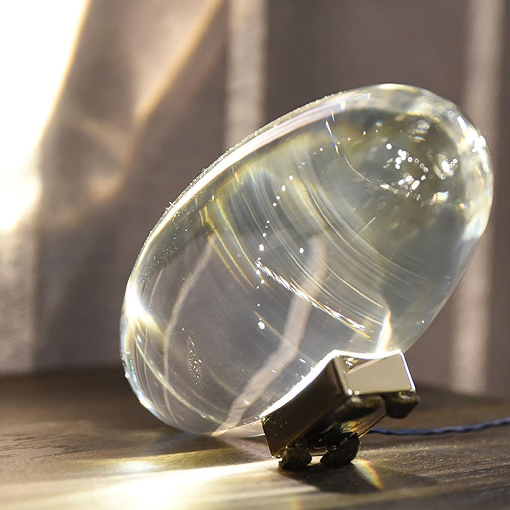 Crystal Glow Mood Table Lamp With Eye Projection Ambient Lighting
