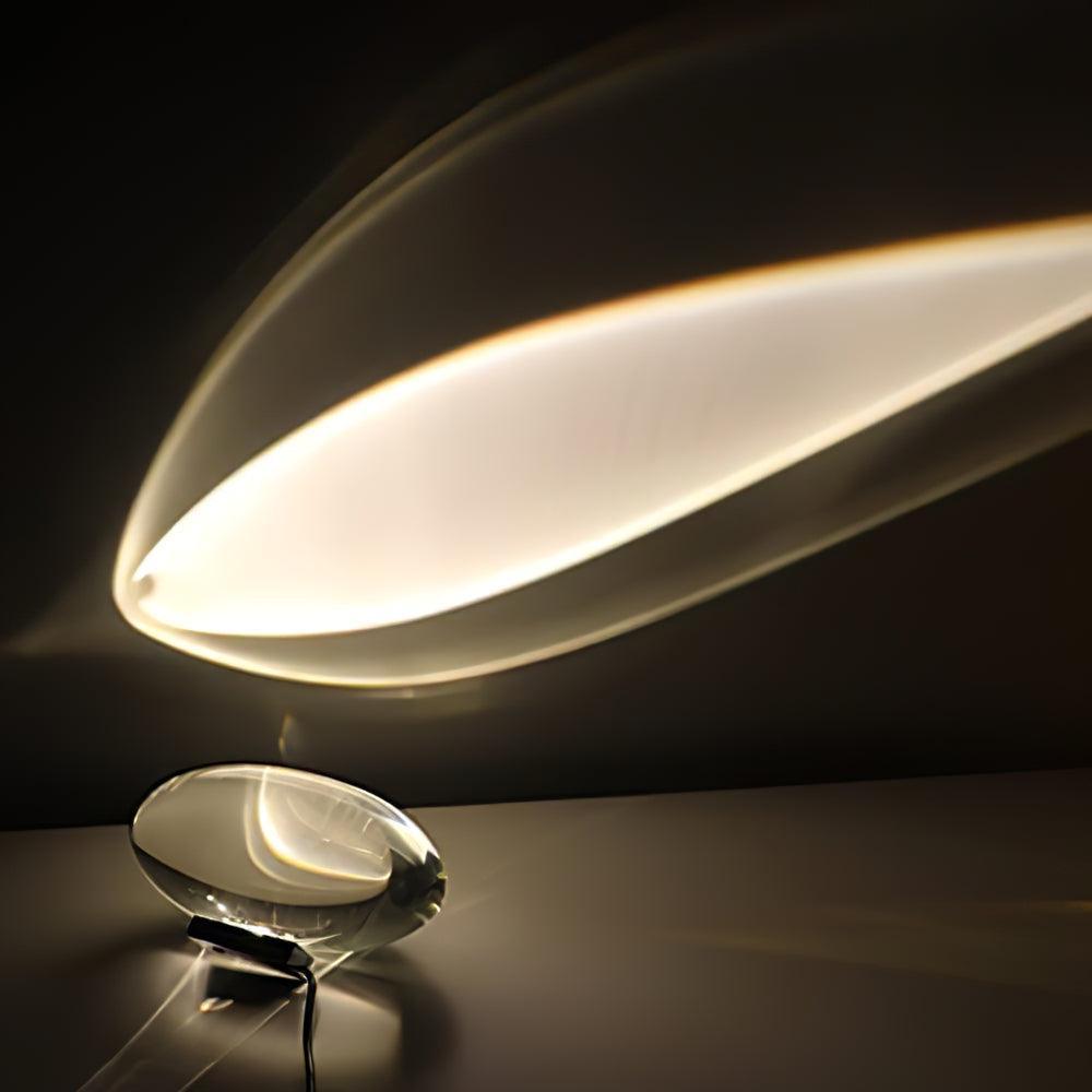 Crystal Glow Mood Table Lamp With Eye Projection Ambient Lighting