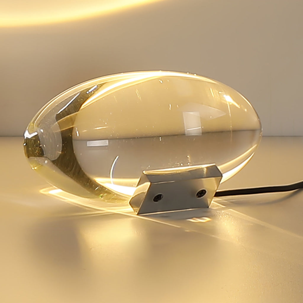Crystal Glow Mood Table Lamp With Eye Projection Ambient Lighting