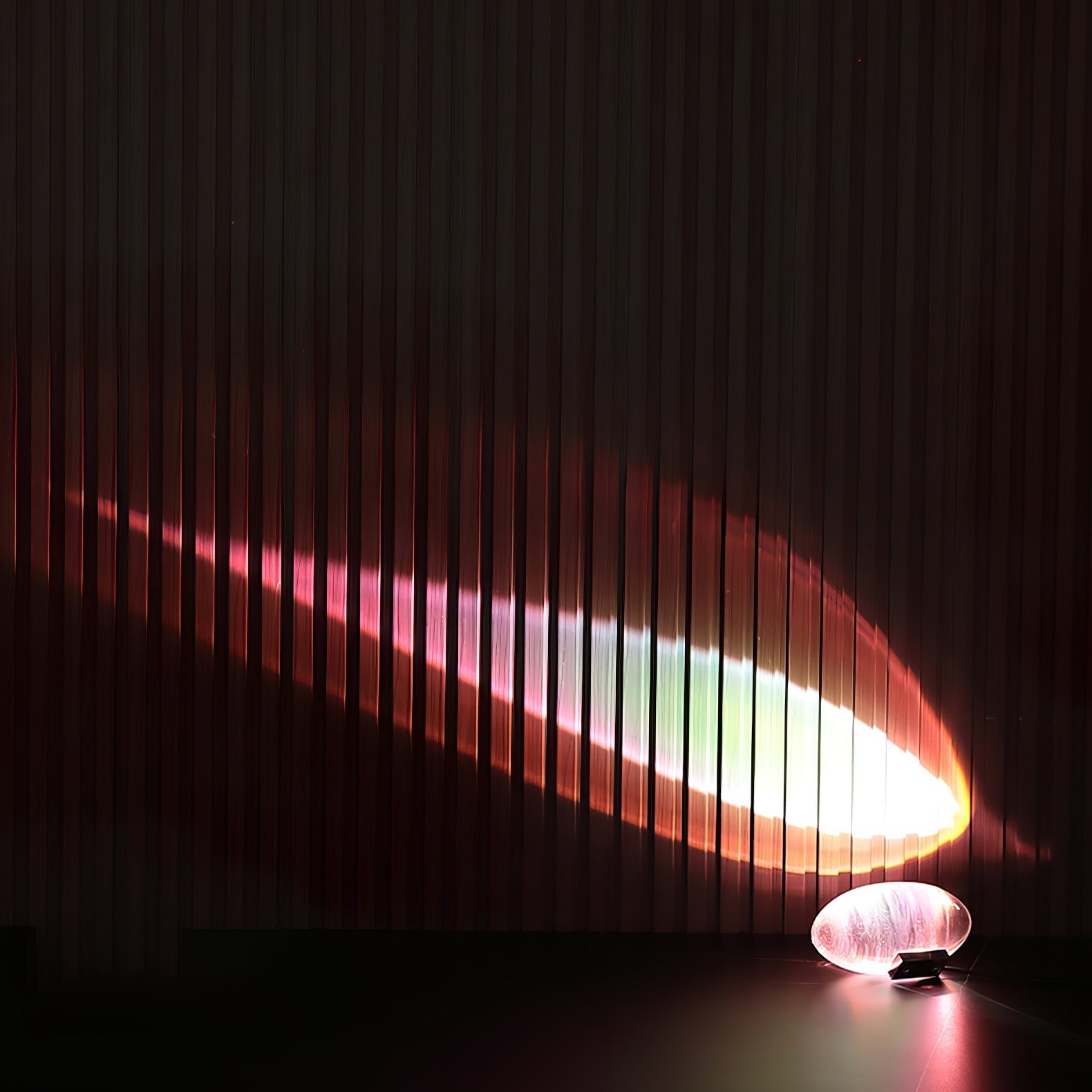 Crystal Glow Mood Table Lamp With Eye Projection Ambient Lighting