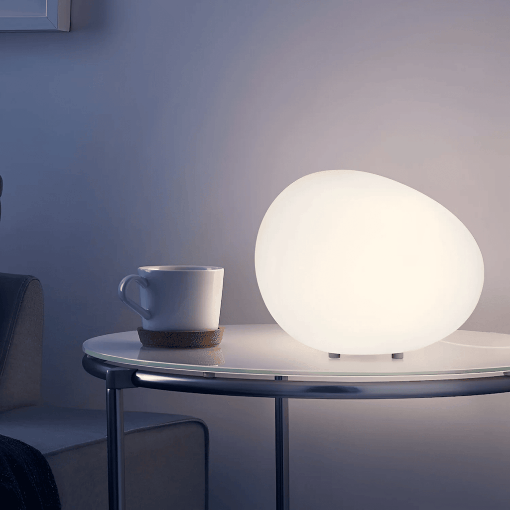 Pebble Shaped LED Night Light Surface Table With Smooth Diffused Glow