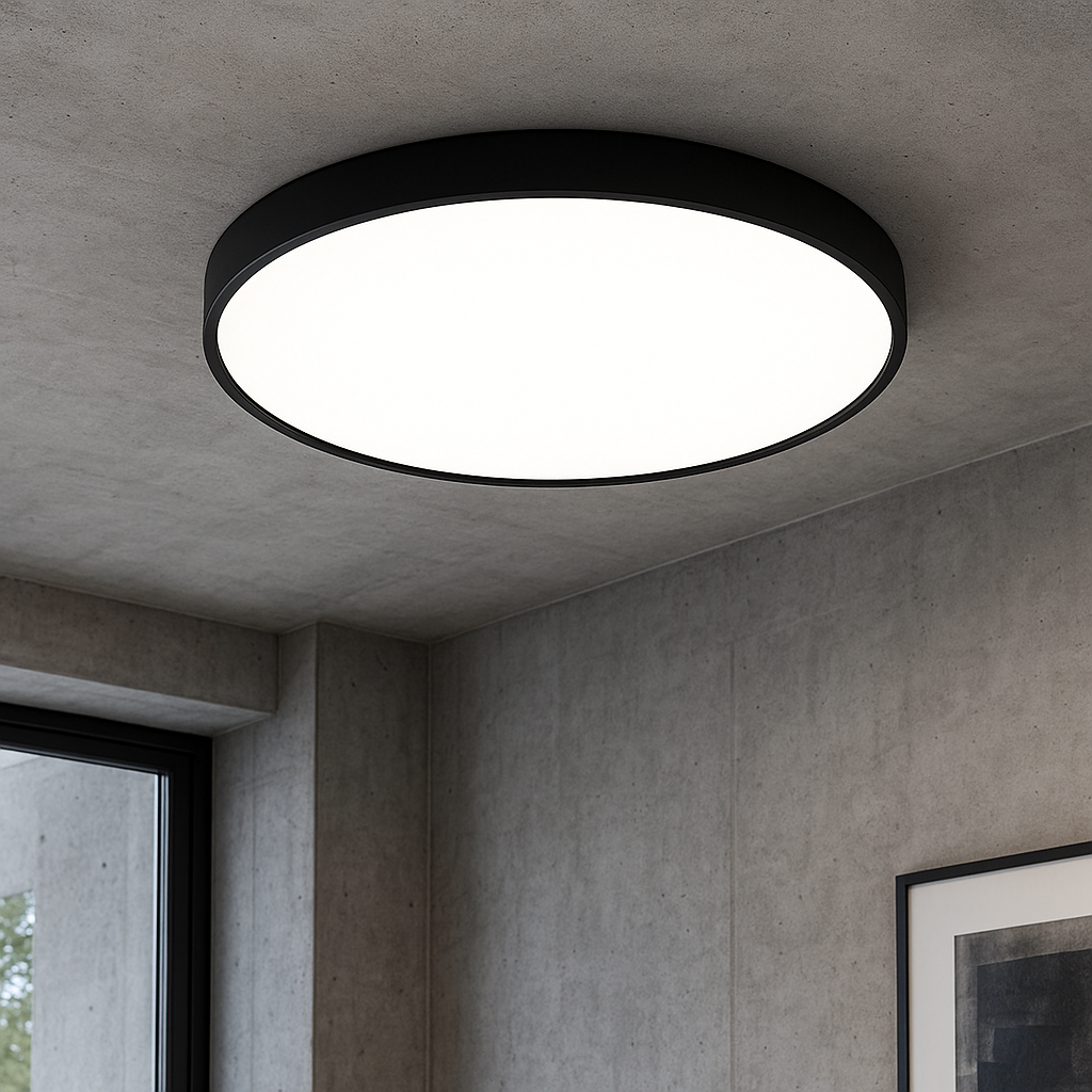 Contemporary Minimalist Ultra Slim Flush Mount Ceiling Light Panel