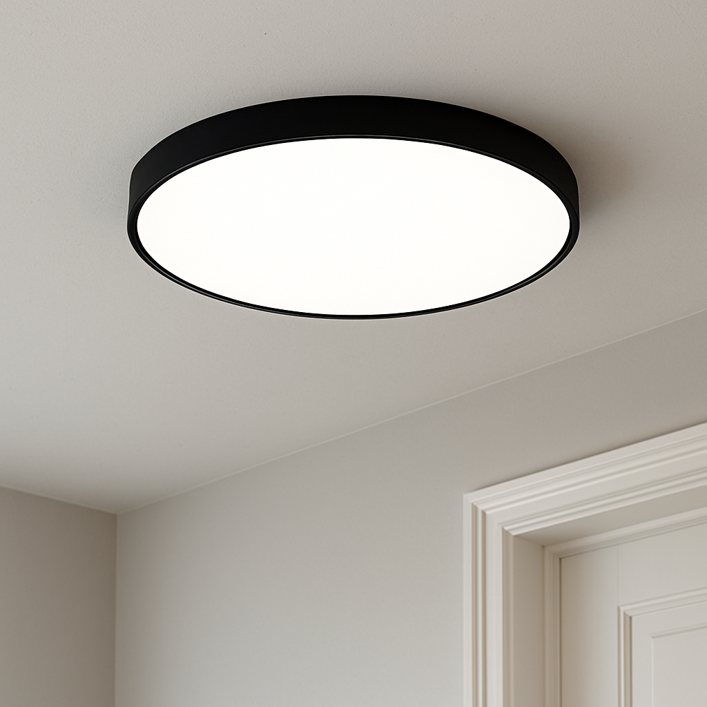 Contemporary Minimalist Ultra Slim Flush Mount Ceiling Light Panel