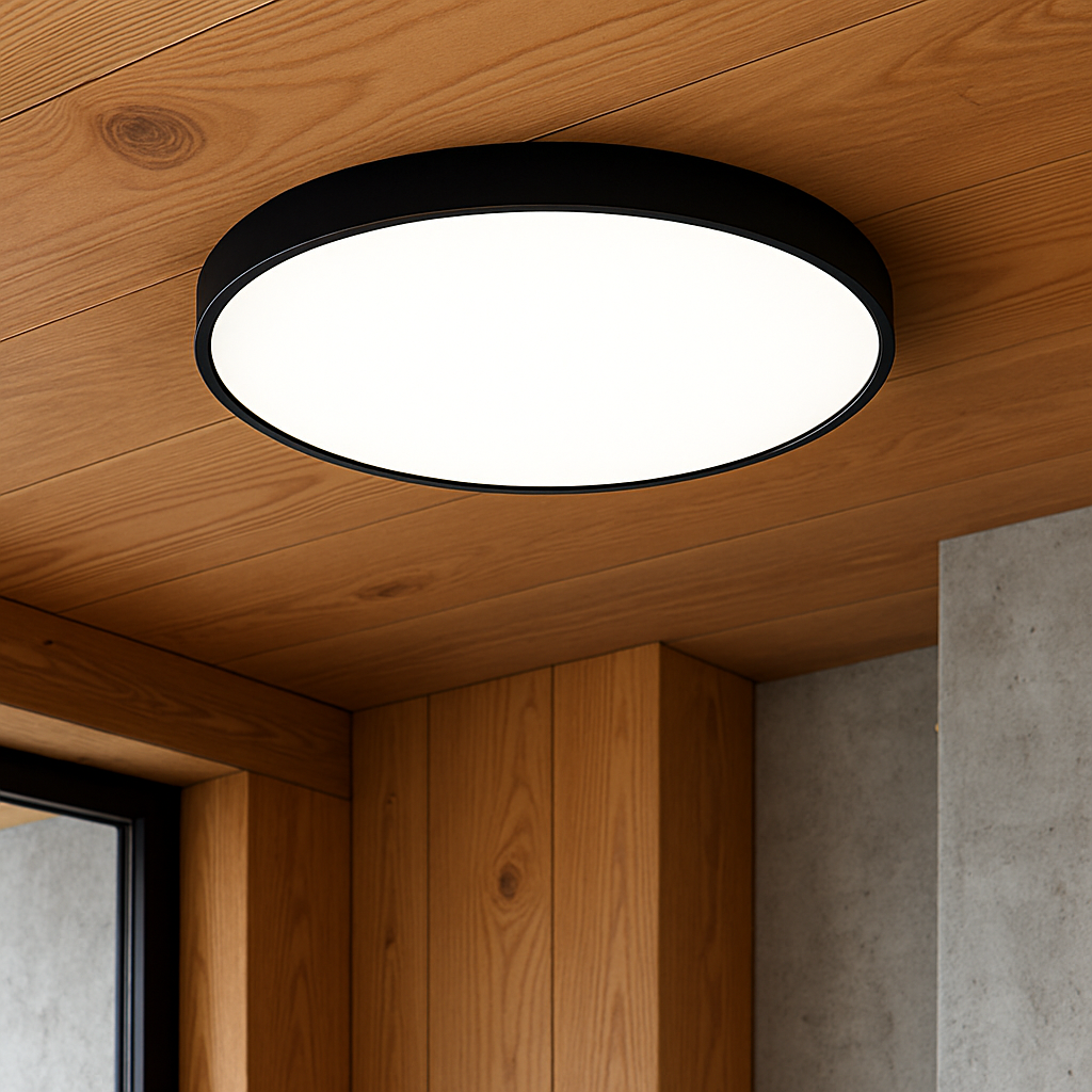 Contemporary Minimalist Ultra Slim Flush Mount Ceiling Light Panel