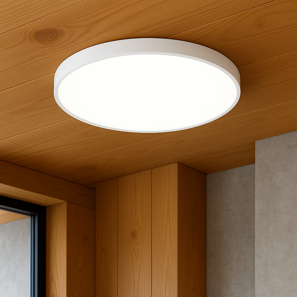 Contemporary Minimalist Ultra Slim Flush Mount Ceiling Light Panel
