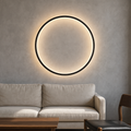 Modern Minimalist Circular Ring Wall Light With Soft Led Lighting