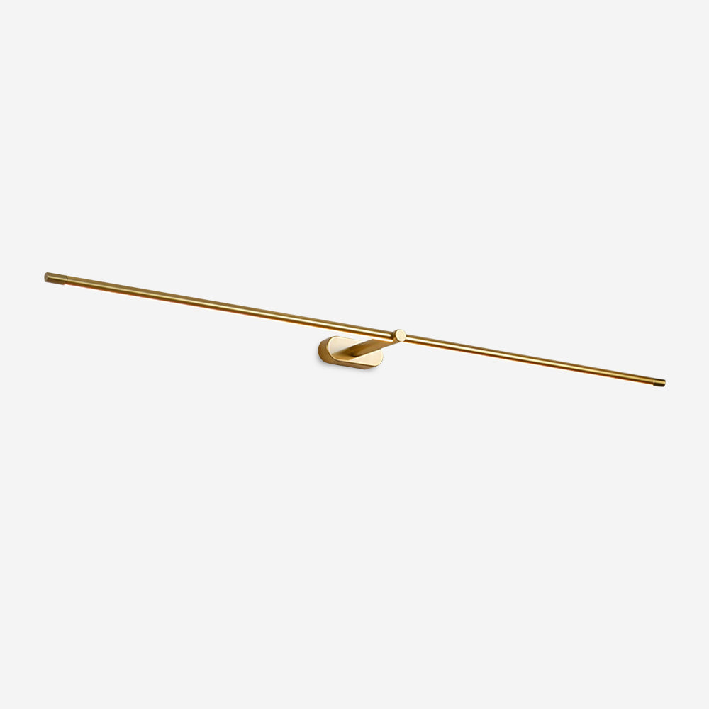 Modern Linear Wall Lamp Slim Minimalist Matte Black Room Lighting