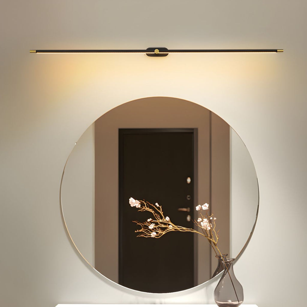 Modern Linear Wall Lamp Slim Minimalist Matte Black Room Lighting