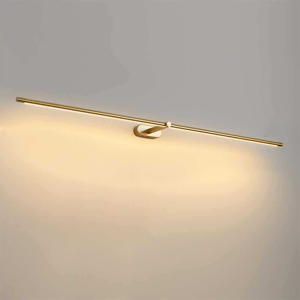 Modern Linear Wall Lamp Slim Minimalist Matte Black Room Lighting