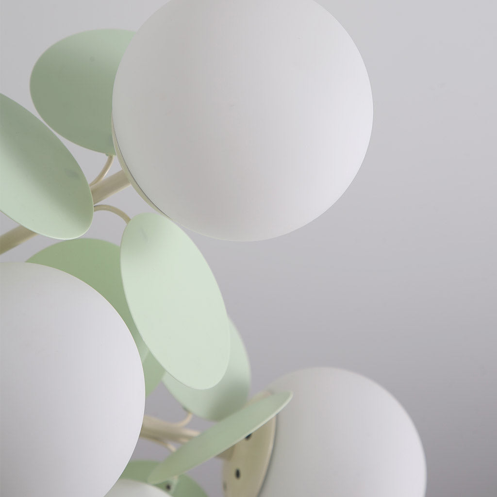 Modern Opal Glass Sphere Cluster Ceiling Light Fixture