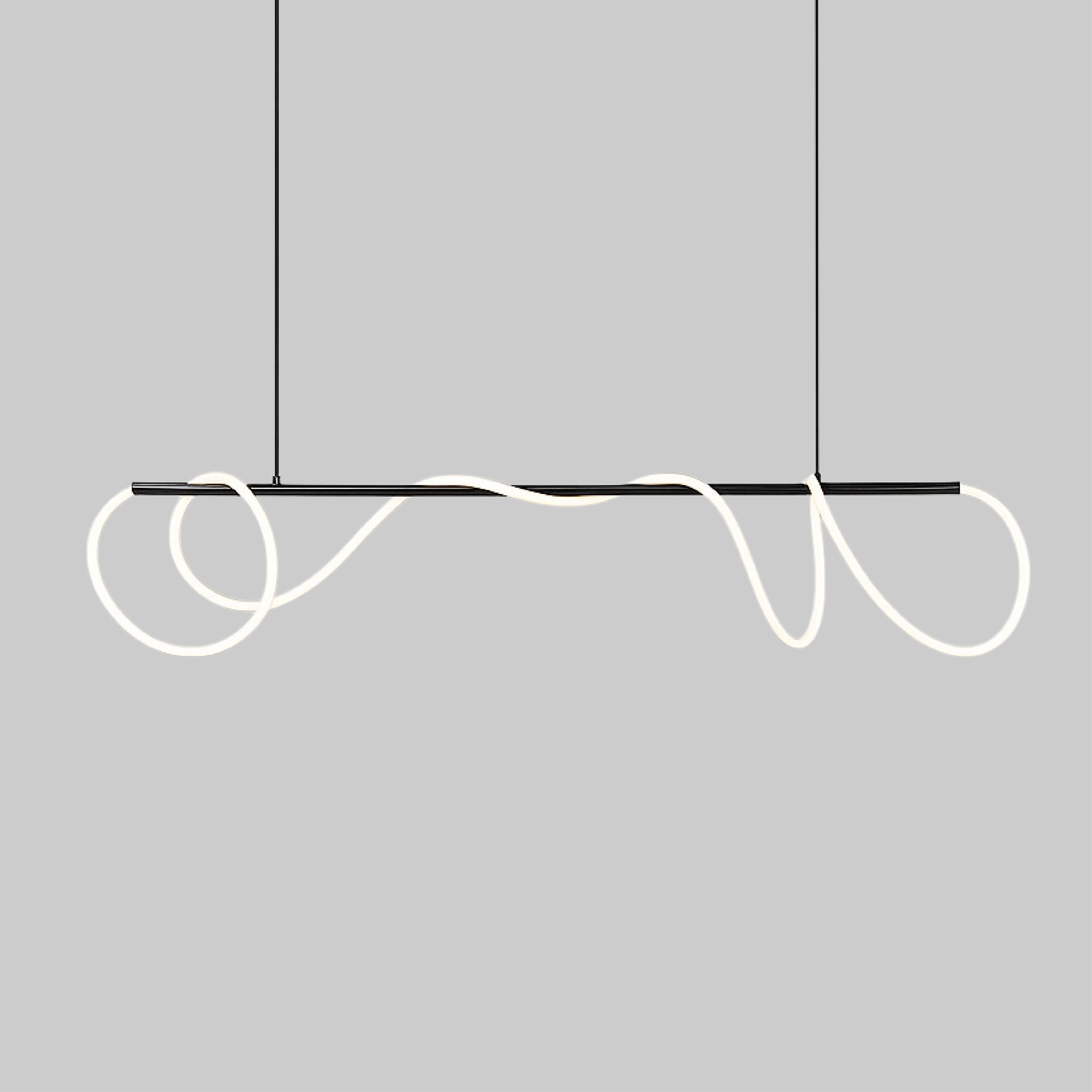 Adjustable Cable Linear LED Kitchen Island Pendant Light Fixture