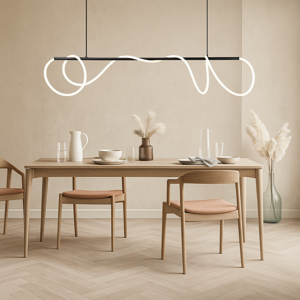 Adjustable Cable Linear LED Kitchen Island Pendant Light Fixture