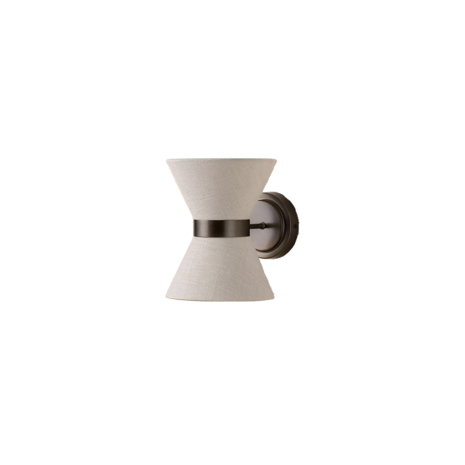 Modern Wabi Sabi Asymmetrical Silk Bedroom Wall Sconce Lamp