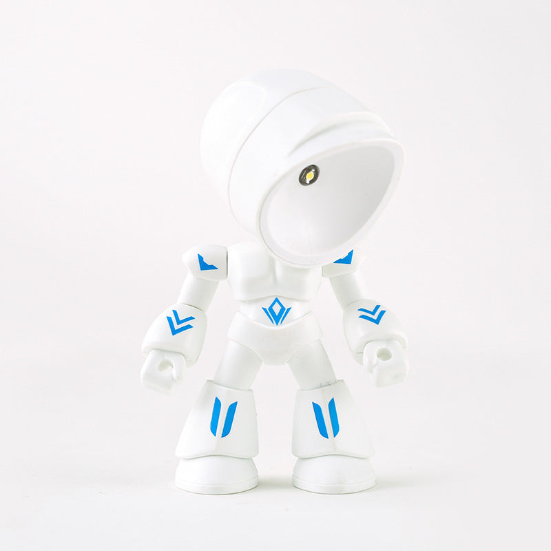 Aurora Robot LED Night Light Soft White Glow Bedroom For Kids