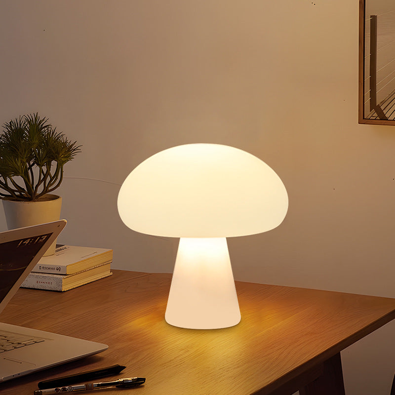 Vintage Inspired Mushroom Table Lamp For Bedroom And Home Decor